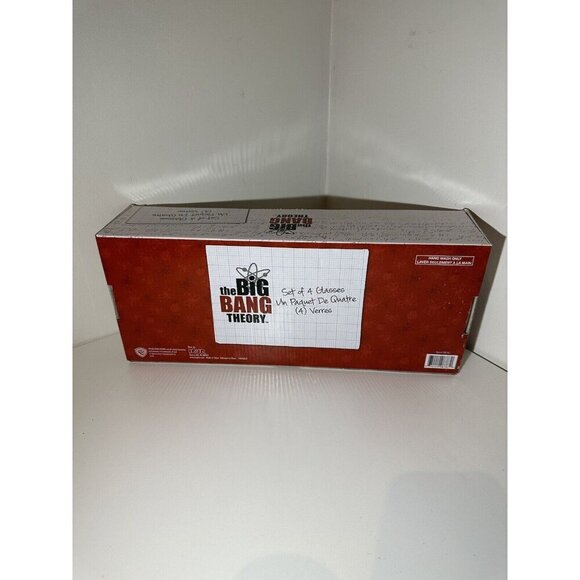 THE BIG BANG THEORY - SET OF 4 GLASSES PIXELATED COLLECTABLE 16oz - Picture 2 of 4